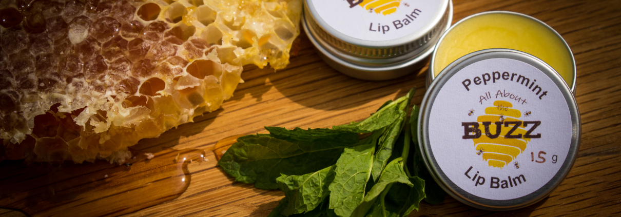 peppermint lip balm honey ely